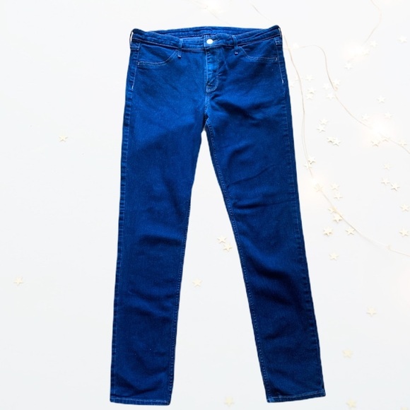 H&M Skinny Ankle Jeans Regular Waist Blue - Picture 1 of 9